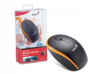 MOUSE WIRELESS GENIUS TRAVELER 9000 LARANJA 2.4GHZ 1200DPI BLUEEYE TRAC