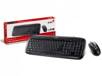 KIT TECLADO E MOUSE GENIUS SLIMSTAR C110 PRETO USB