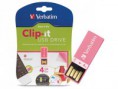PEN DRIVE VERBATIM 97549 CLIP-IT ROSA 4GB USB 2.0