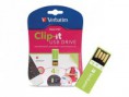 PEN DRIVE VERBATIM CLIP-IT VERDE 4GB USB 2.0