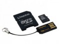 CARTAO DE MEMORIA KINGSTON MBLY4G2/4GB MULTIKIT 4GB MICRO SD + ADPTADOR SD + ADPTADOR USB
